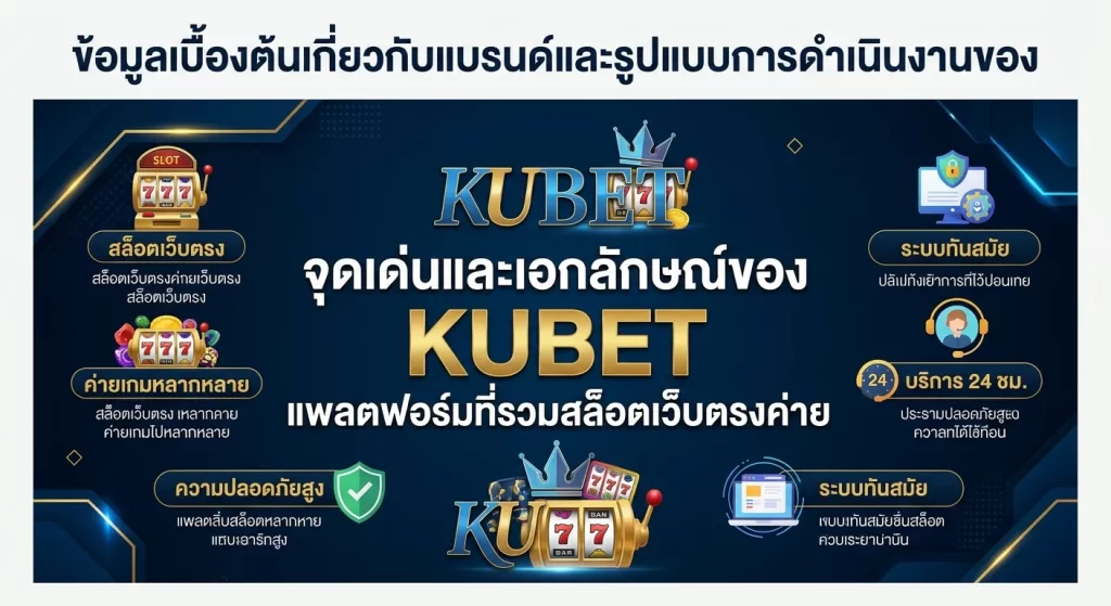 จุดเด่นและเอกลักษณ์ของ KUBET แพลตฟอร์มที่รวมสล็อตเว็บตรงค่าย